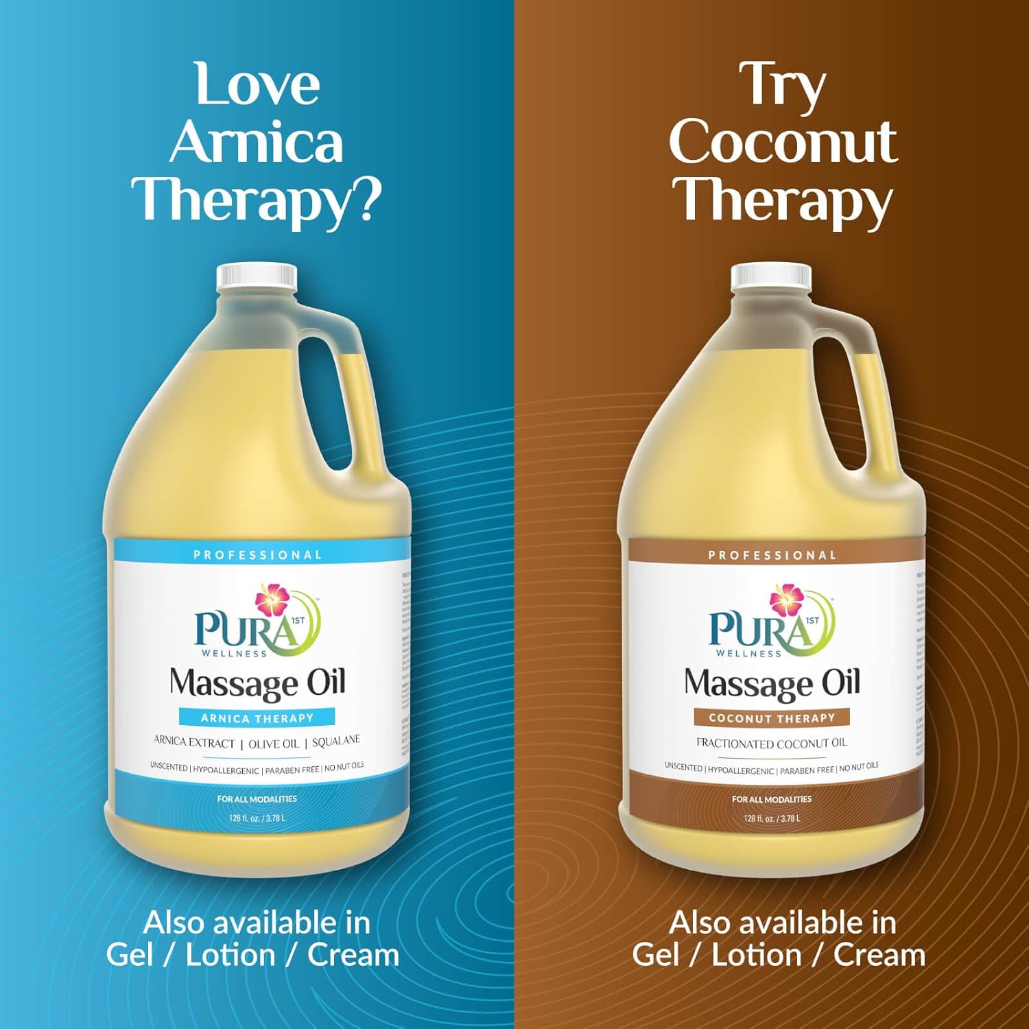 Arnica Therapy 1 Gallon Massage Oil, Arnica Extract, Professional, Massage Therapy, Deep Tissue, Unscented, Hypoallergenic, Natural Ingredients, Skin Hydrating, Moisturizing, Muscle Relief - Image 6