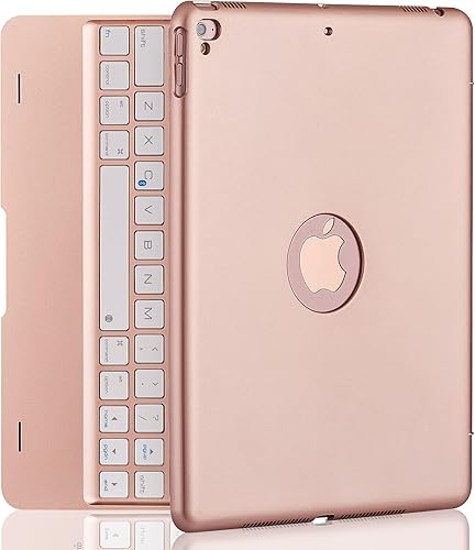 NOKBABO Funda de teclado para iPad Pro de 9.7 pulgadas, iPad 2018 de 6 generación, iPad 2017 de 5 generación, iPad Air 2 y 1 con teclado, cubierta