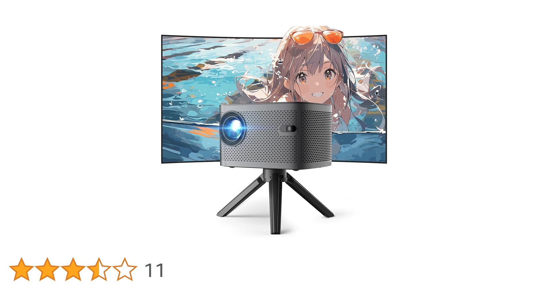 プロジェクター 小型 ホームシアター ホームプロジェクター 軽量 三脚付き Amazon.co.jp: 【2025年最新】プロジェクター小型 家庭用 18000L