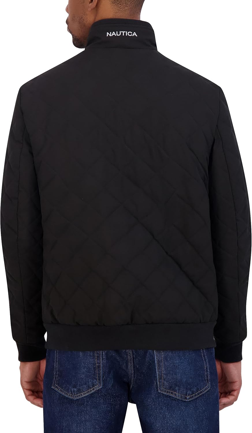 Nautica Men's Lightweight Quilted Bomber Jacket – Mechanical Stretch Wind & Water-resistant - Image 3