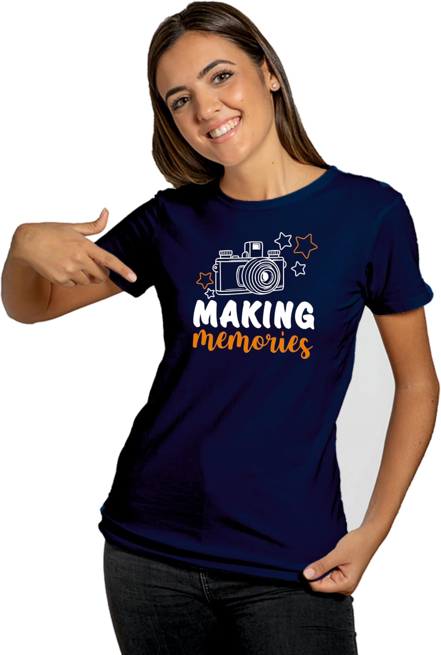 FEEL GOOD DOREXGazelle Active Feel Good Making Memories Printed Round Neck Tshirt