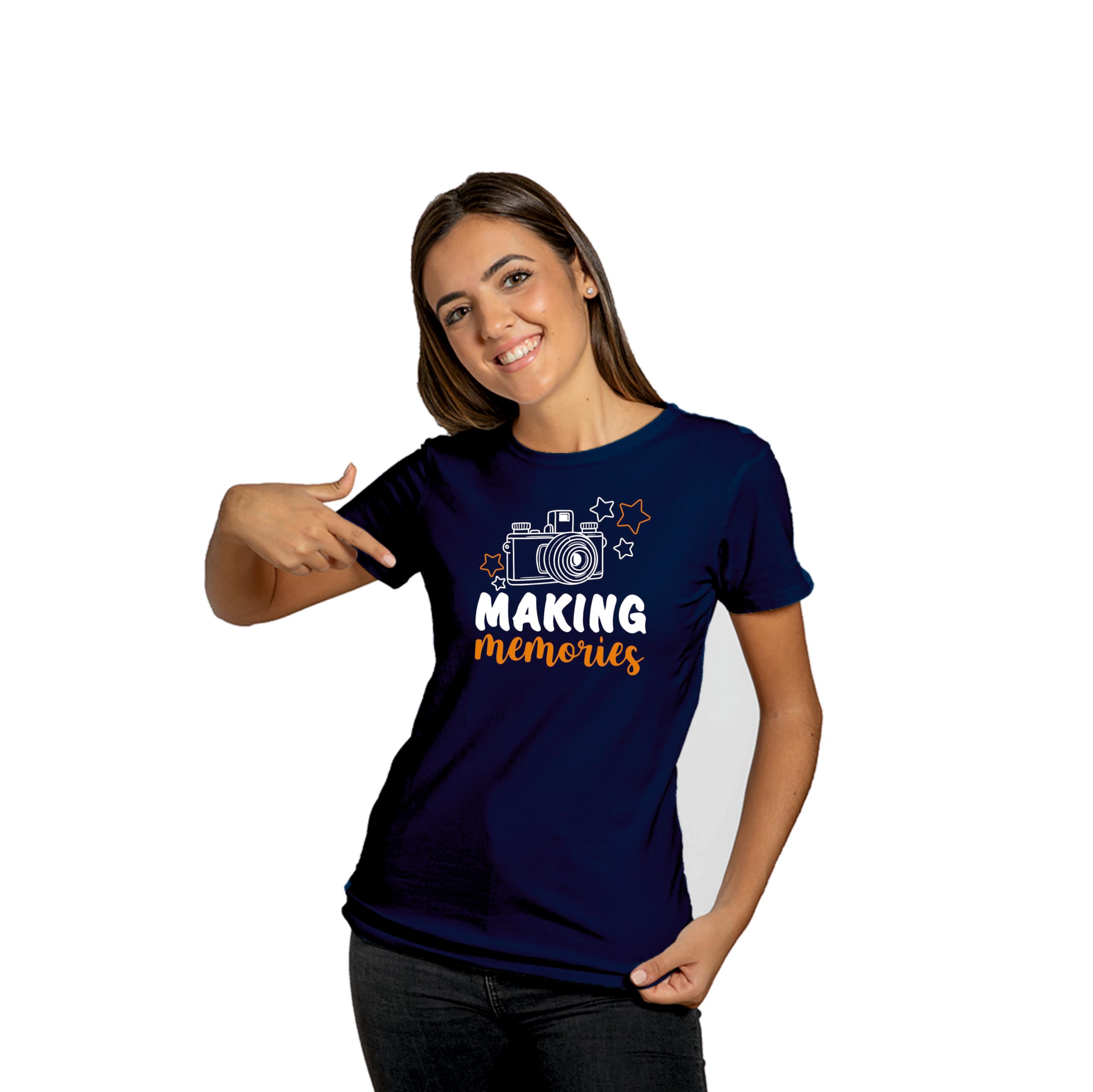 FEEL GOOD DOREXGazelle Active Feel Good Making Memories Printed Round Neck Tshirt