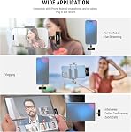 NEEWER Wireless Lavalier Microphone for iPhone Android Tablet PC Laptop 131ft/40m Range Noise Cancellation Omnidirectional Mic for Vlogging Live Streaming (1x RX + 2x TX), KM23