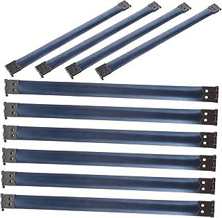 ハンドバッグヒンジ、10個DIYフレックスフレーム交換用軽量財布ヒンジクラスプ、縫製バッグ用キャンバスクラフト弾性バッグ、小銭入れとバックル用