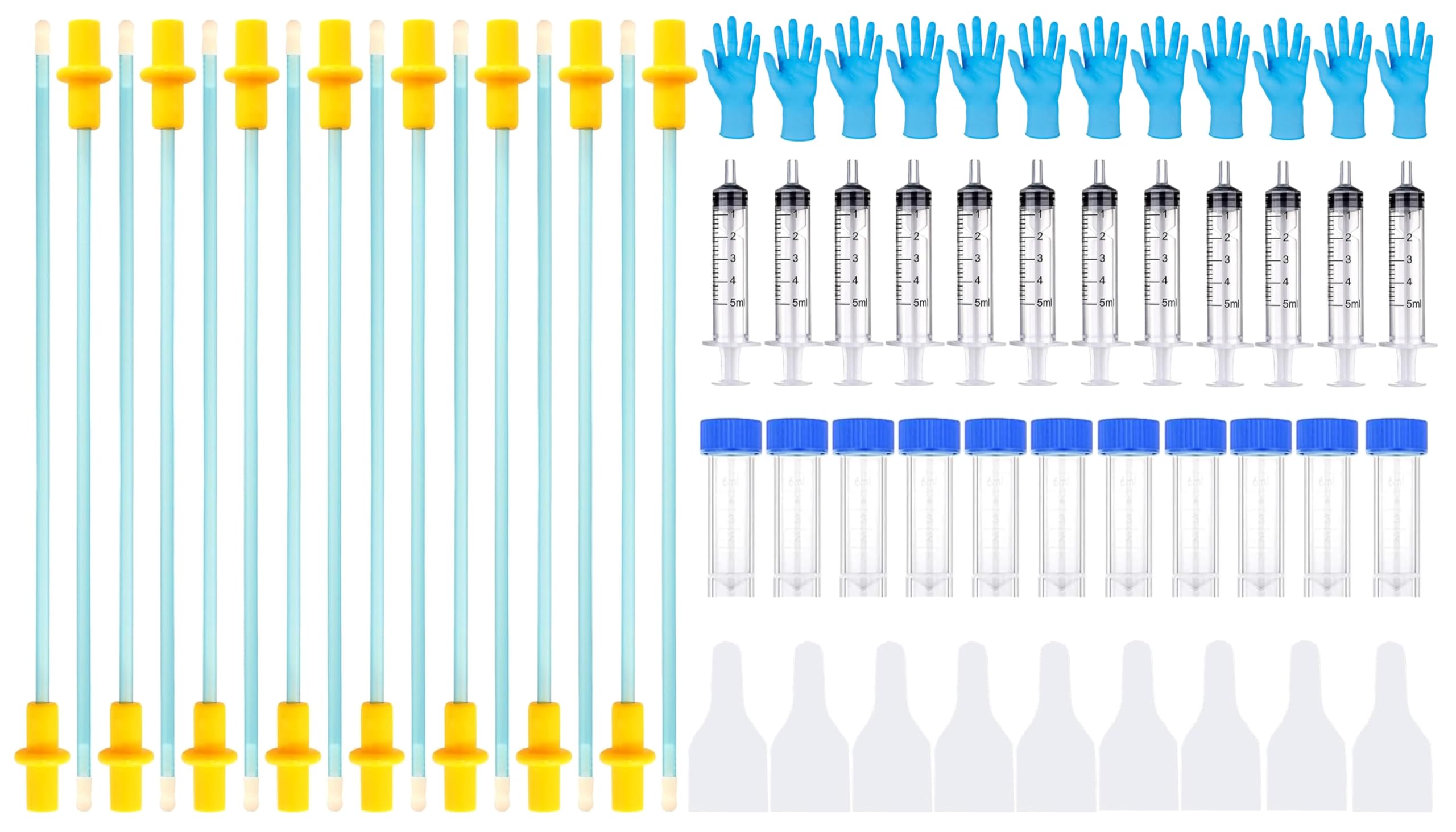 Lolgold 5 Set AI Artificial Insemination Dog Breeding Kit, Dog Insemination Breeder Kit,Canine Breeding Supplies, Dog AI Breeding Kit, Canine Breeding Supplies (7.87 inch, Small Breeds)