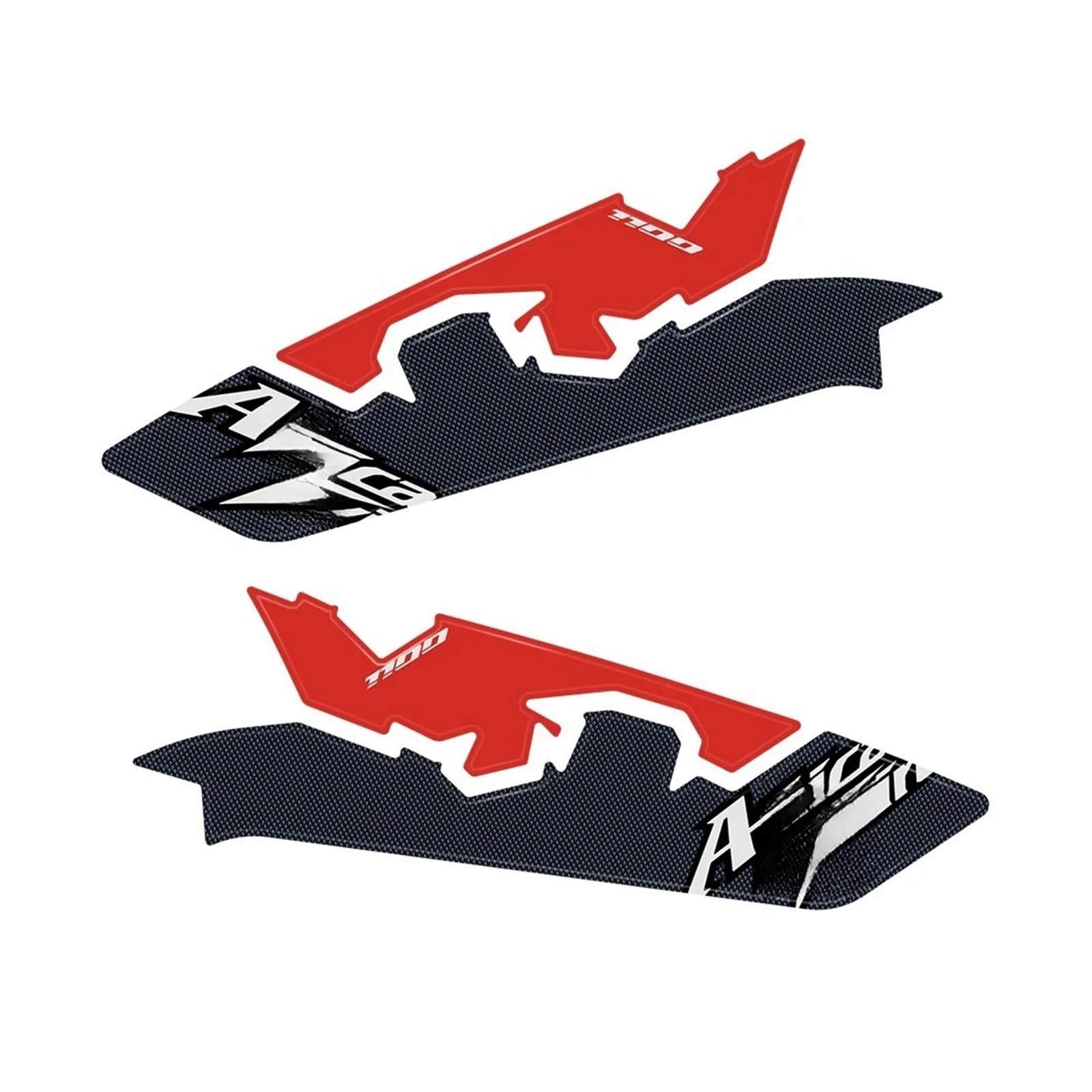 Sbdjgdsls Side Tank Pads -A For Crf 1100L For Africa Twin 2024 Crf1100l For Africa Twin Accessories Motorcycle 3D Epoxy Resin Sticker Protection Fuel Tank Fuel Tanks Pads
