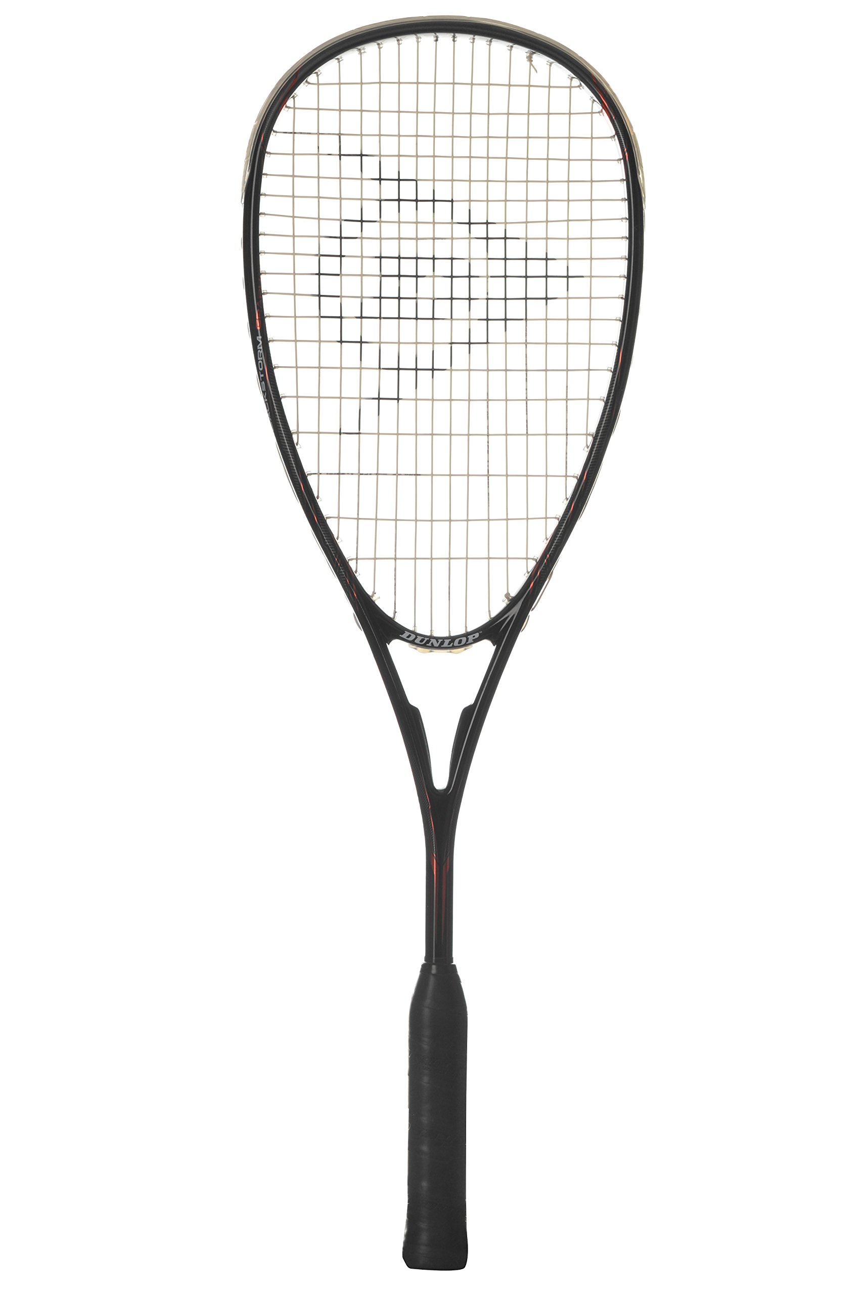 Dunlop Raquette de Squash BLACKSTORM Carbon Noir/Rouge