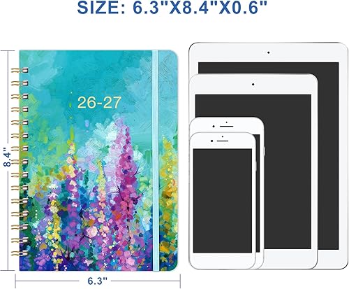 Miniatura 8 de Agenda 2026-2027  Agenda académica 2026-2027, julio 2026  junio 2027, planificadores semanales y mensuales, 6.3 x 8.4 pulgadas, 26-27 calendarios