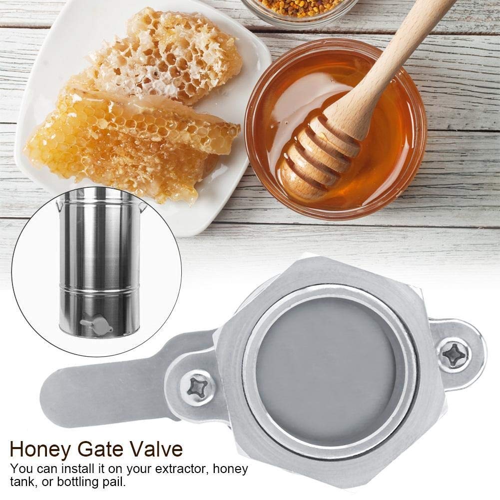 KSTE Miele Valve 1 PC di Acciaio Inossidabile valvola a saracinesca, Apicoltura Strumento estrattore, Imbottigliamento, Miele Tap.