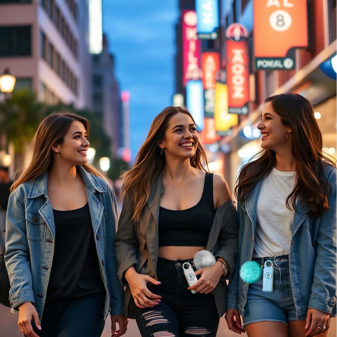 Porte-clés d'alarme anti-panique, dispositif anti-agression SOS appel automatique, envoi instantané position GPS, sirène 130 dB, défense personnelle et autodéfense pour femmes, enfants et personnes