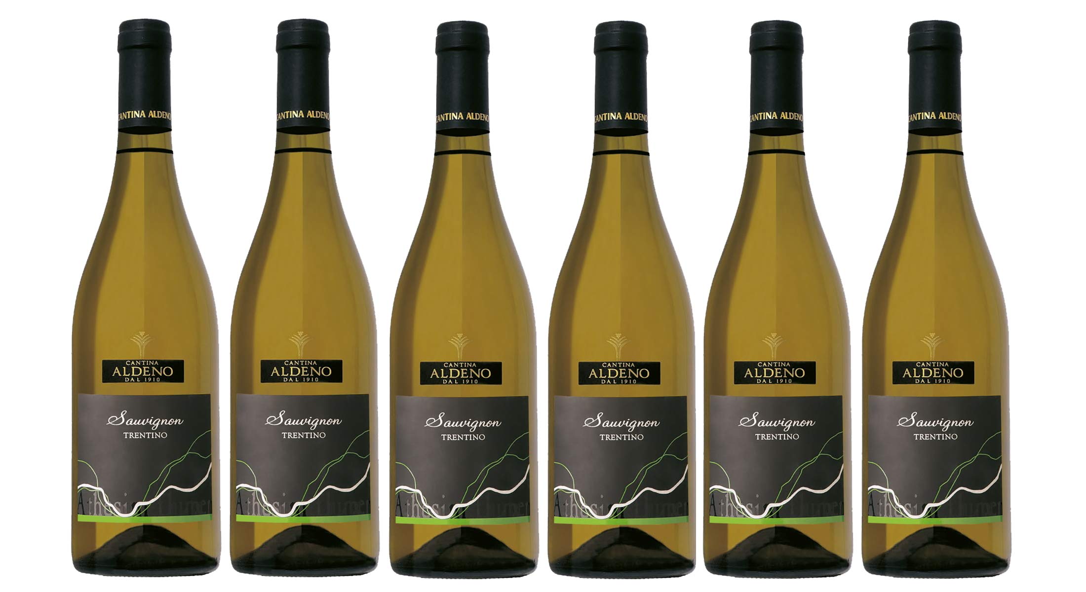 Confezione 6 bottiglie Sauvignon | Vino Bianco Trentino DOC | Cantina Aldeno - Athesim Flumen