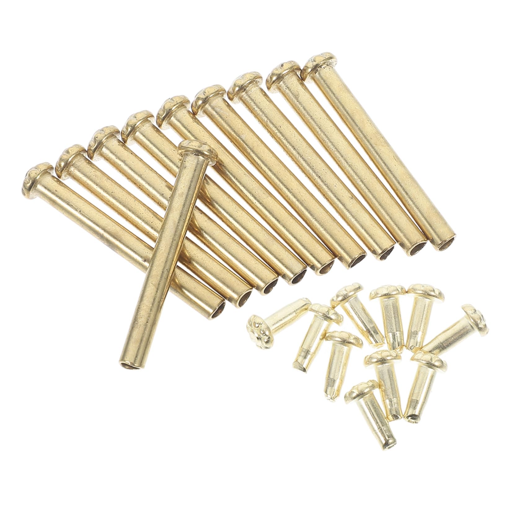 Cabilock 10Sets Folding Fan Shaft Rivets Replacement Fasteners for Handheld Fans Repair Kit for Easy Fixing and Maintenance of Folding Fans