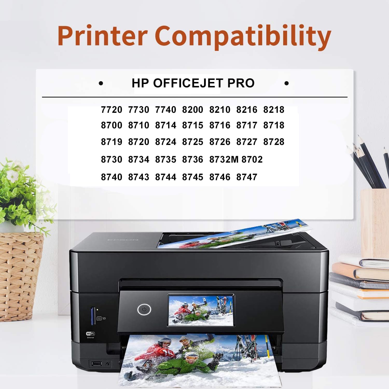 BABU Compatible Ink Cartridges Replacement for HP 952XL 952 (4 Combo Pack) to Use with HP Officejet Pro 8710 8720 8210 8715 8740 7720 7740 8700 8200 8725 8730 8200 Printer (Black Cyan Magenta Yellow)