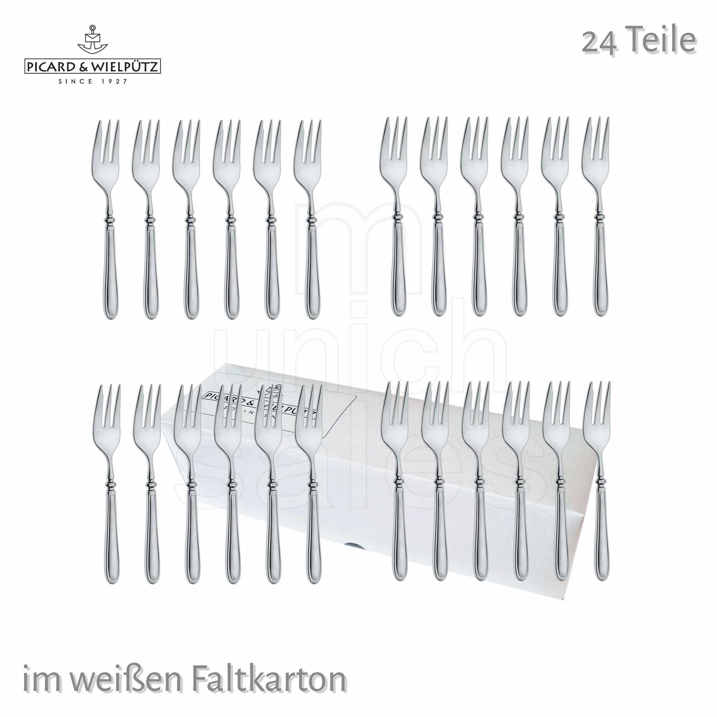24 fourchettes à gâteau, de la série Landhaus de Picard & Wielpütz