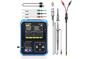 3-in-1 Compact Pocket Oscilloscope, Signal Generator & Transistor Tester