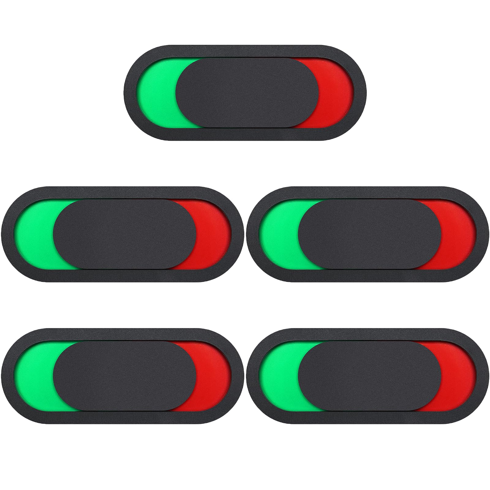 Awleynz 5Pcs Privacy Signs, Vacant Occupied Sign for Bathroom Door, 3.9''X1.57'' Slider Door Indicator, Office Bathroom Restroom Conference Hotels