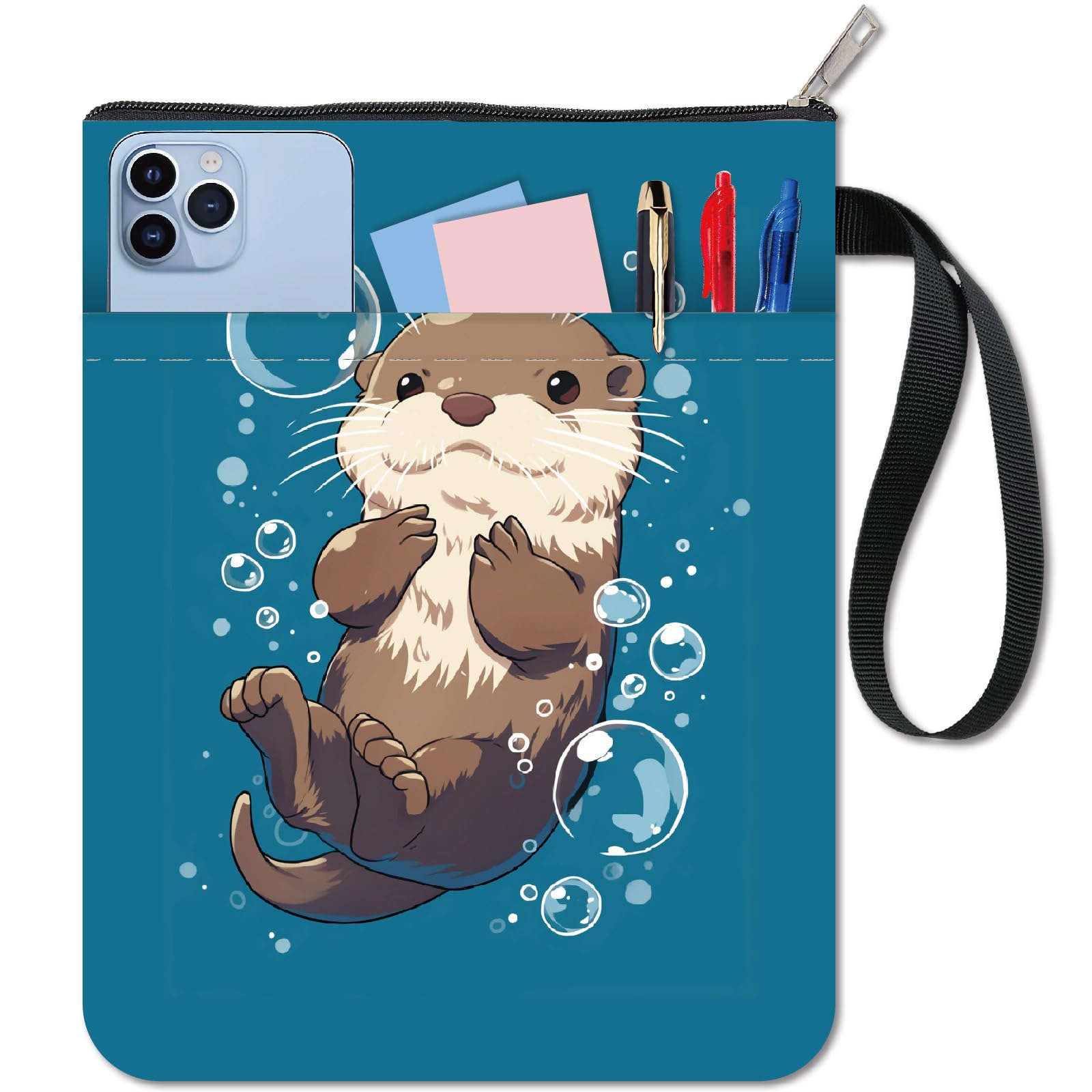 CRASPIRE Cartoon Mizuse Book Sleeve Cute Protector with Zipper Waterproof Canvas Pouch Double-Sided Covers for Book Lovers Hardcover Notebook Bible Journal Textbooks Paperbacks Student 11 x 8.66 Inch โ image 1