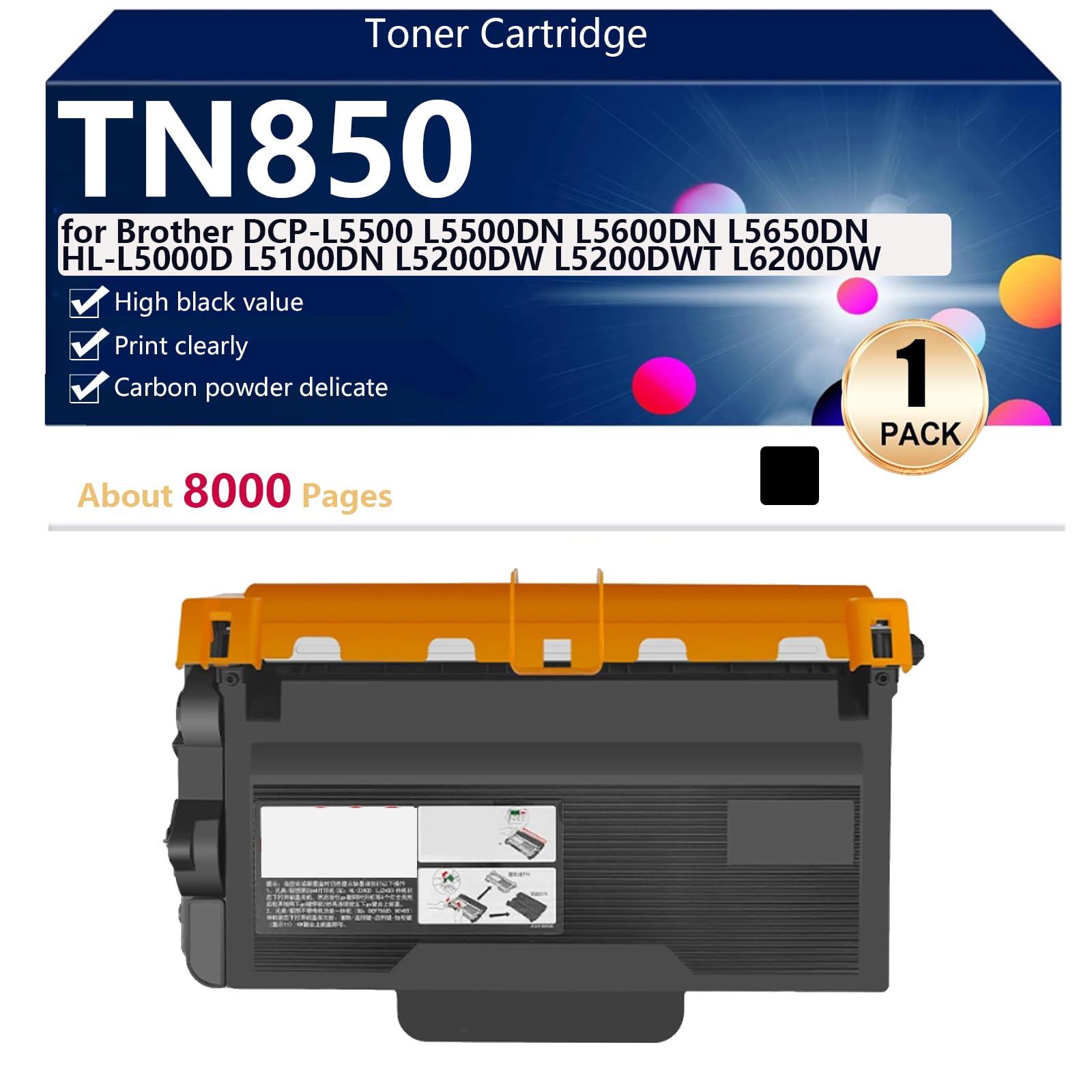 TN850 Cartuccia Toner Compatibile