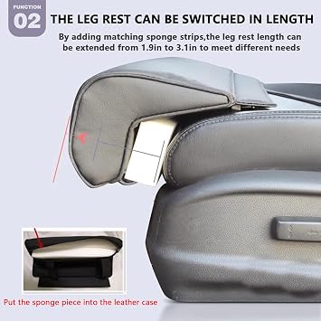 Car Seat Modification Leg Support Car Seat Extender for Car Driver Seat Office Chair,Car Seat Extender Pad Leg Support Pillow for Cars Buses Trains Office Home,Lightbrown