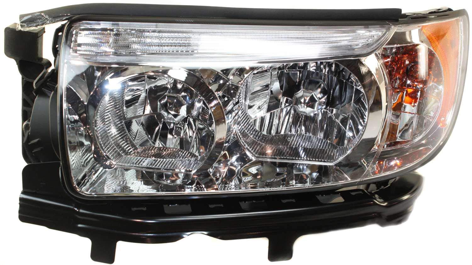 Evan Fischer Driver and Passenger Side Headlight for Subaru Forester 2006-2008 Halogen With bulb(s) For Models Without Sport Package Replaces# 84001SA471 84001SA461