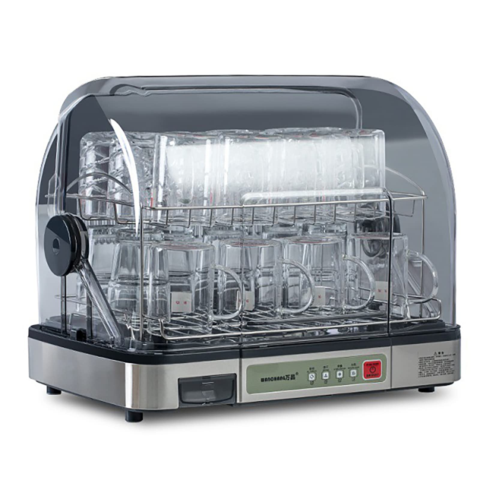 NVIVN Table Top Dishwasher, Mini Portable Dishwasher, Intelligent Control Button, Simple Operation, Small Footprint, High Temperature, Quick Drying Function