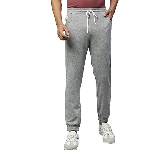 Men's Slim Fit All Season Wear Cotton Track Pants - Trackpant with Drawstring Elastic Waistband, Lower for Jogging, Gym, Sports & Dailywear