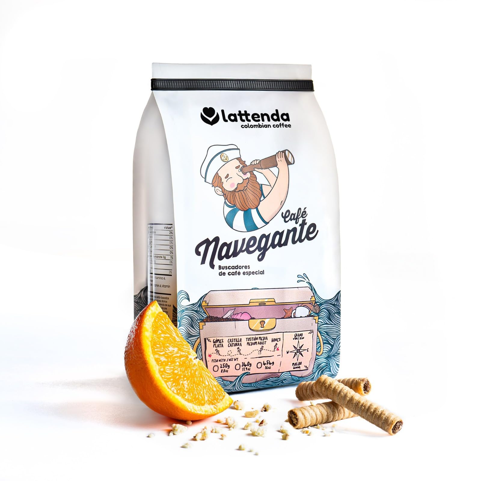 Amazon.com : Lattenda Navegante Colombian Specialty Coffee