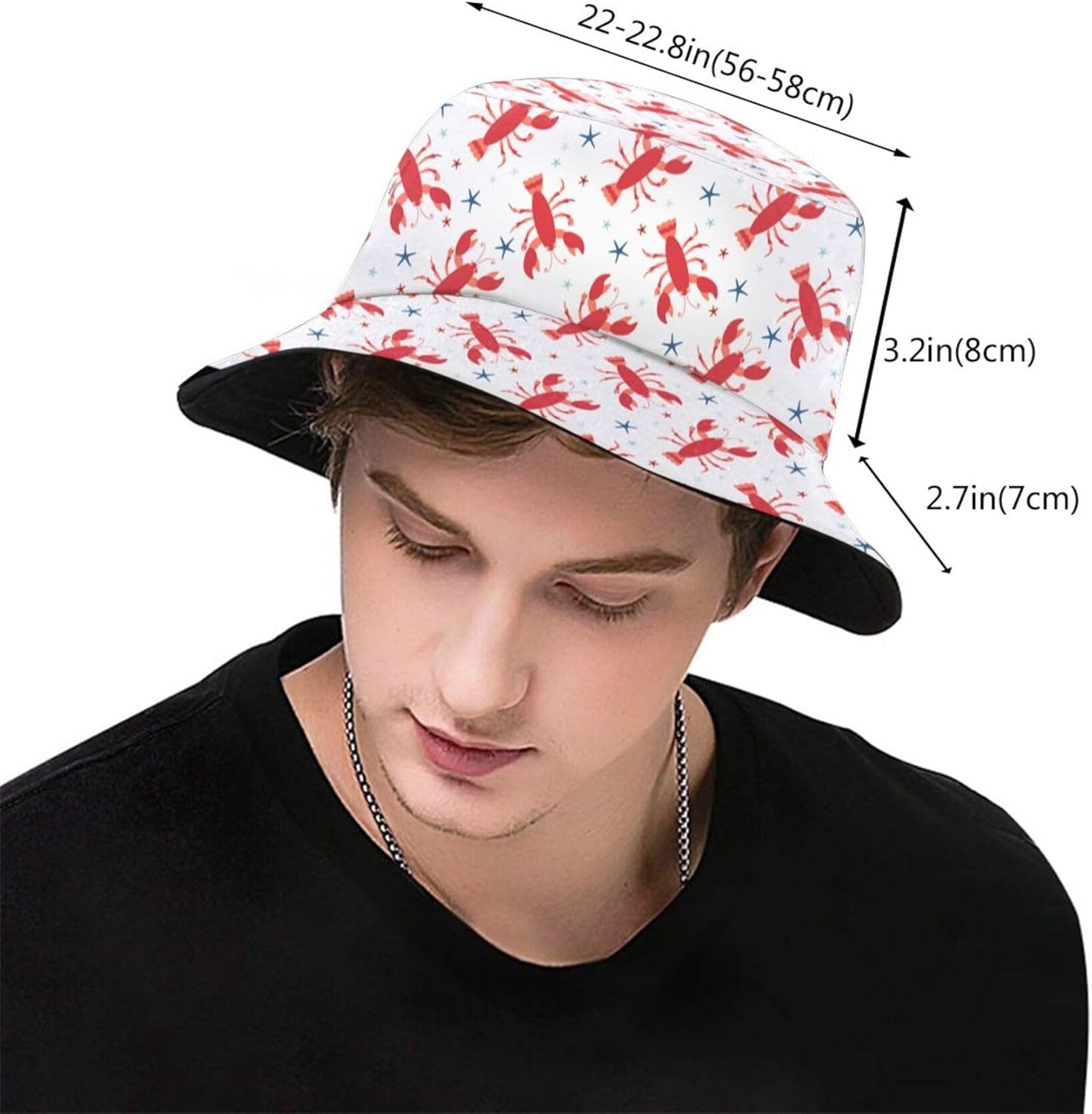 Cute Bucket Hat for Women Men Summer Outdoor Fisherman Hat Sun Protection Travel Beach Hat - Image 3
