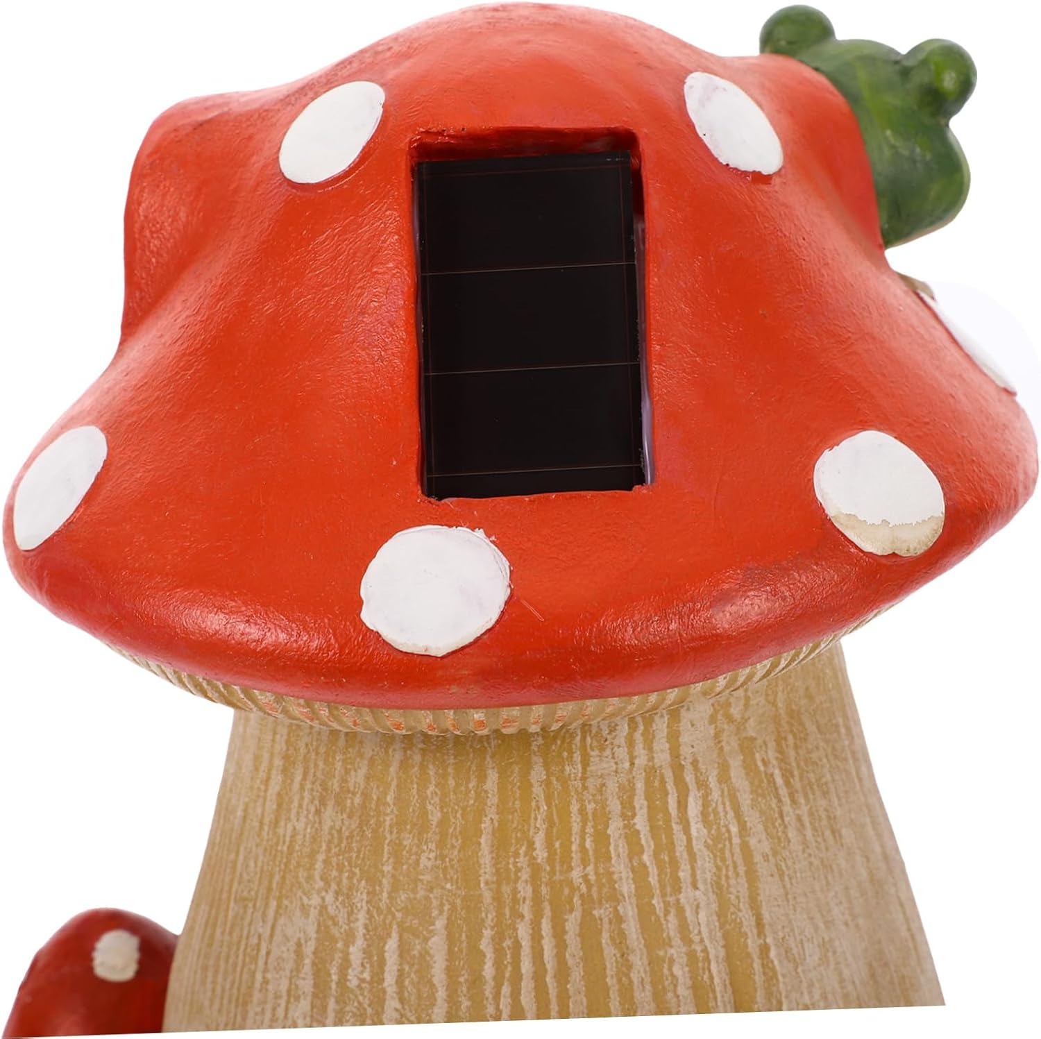 Mushroom House Solar Light Statue Charming Garden Decor Outdoor Figurine Creative Fairy Cottage Ornament for Landscaping Solar Powered Design