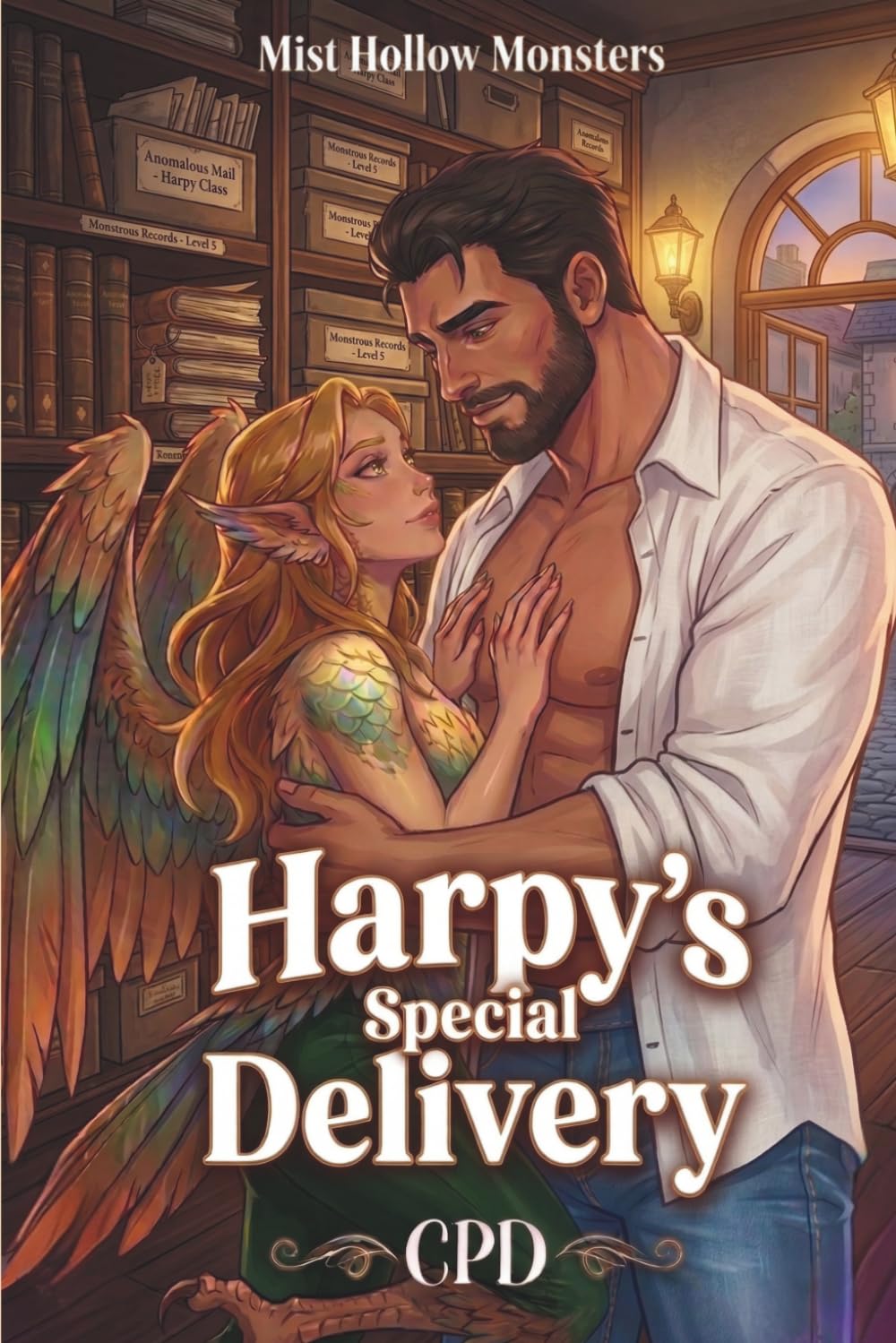 Harpy's Special Delivery: A Spicy High Heat Cozy Small Town Monster Romance with Wing-Sensitive Harpy Courier & Grounded Clerk (Mist Hollow Monsters Book 4)