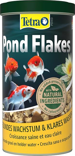 Tetra Pond Flakes - Alimento en escamas para peces de estanque, 1 L