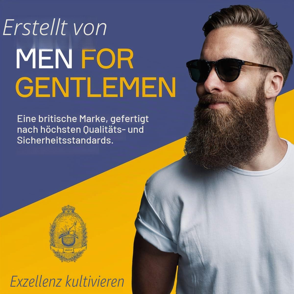 Seven Potions Bart-Shampoo für Männer - Sanfte, reinigende Bartreinigung für einen sauberen Bart ohne Juckreiz- natürlich, vegan, ohne Tierversuche - Woodland Harmony (250 ml)