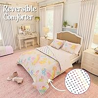 Vista 22 de Franco - Juego de ropa de cama coleccionable Nintendo Donkey Kong, 5 piezas, edredón reversible supersuave y juego de sábanas con funda