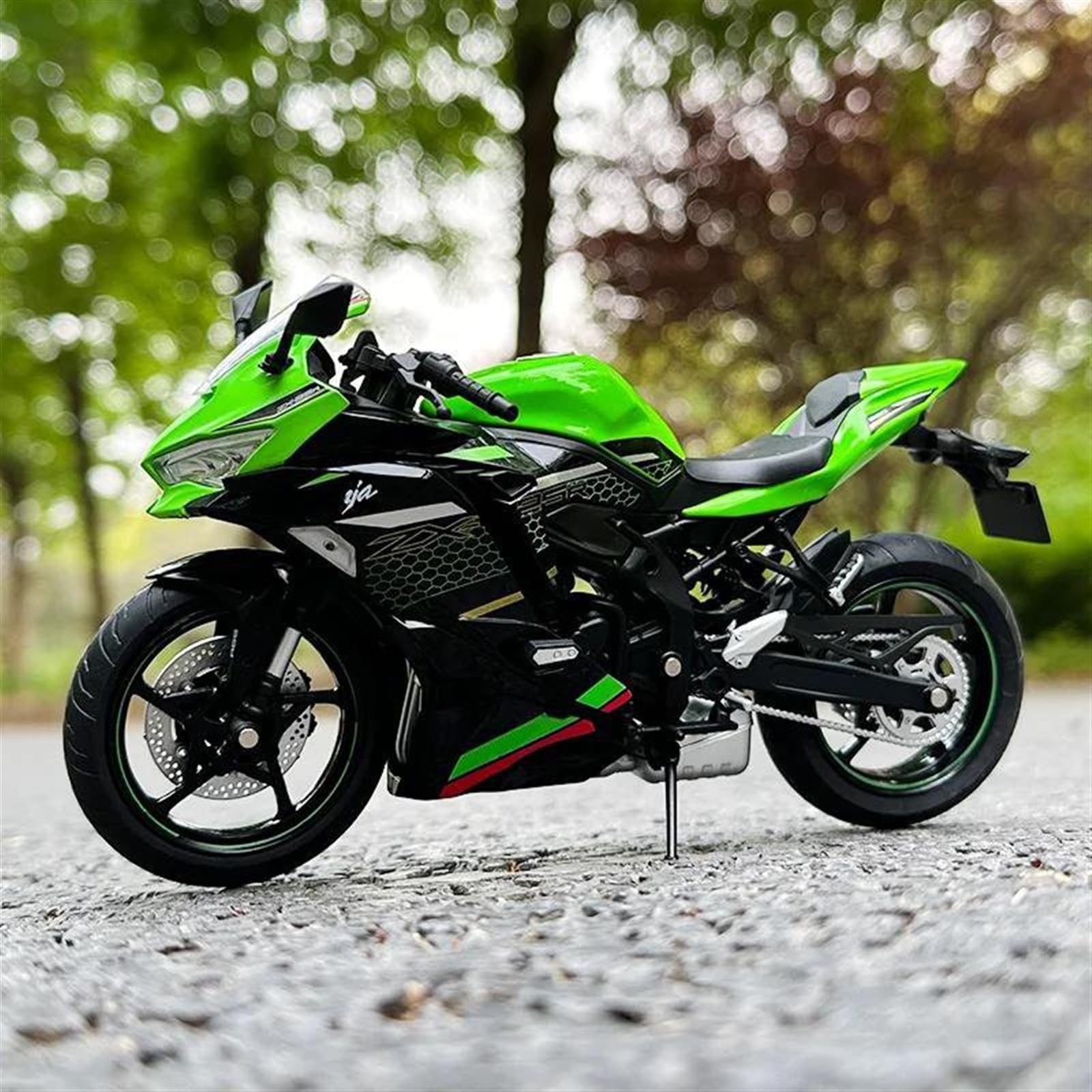 SEYXF Motorbike Toy Motorcycle Metal Model Collection Simulation Diecasts Gifts 1/12 for Kawasaki ZX-25R(Green)