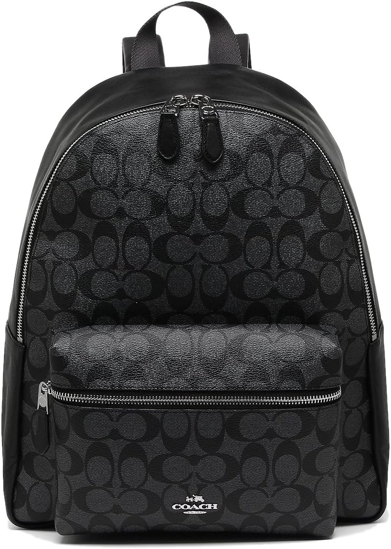 コーチ バッグ アウトレット COACH F58314 SVDK6 シグネチャー チャーリー レディース リュック・バックパック ブラックスモーク 黒 [並行輸入品]