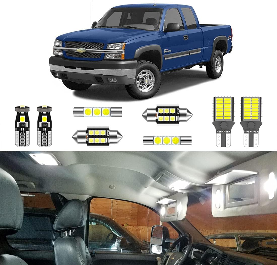 5/o - Finance AWALITED 12pcs Chevy Silverado Interior LED Lights Kit - Foto 5