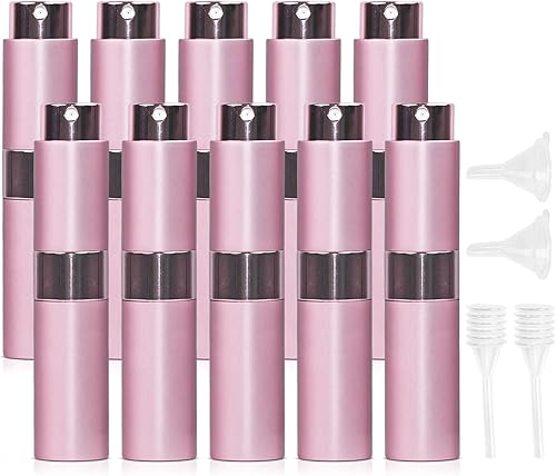 Miniatura 8 de 10 botellas recargables de atomizador de perfume de 0.3 fl oz, botella de spray de viaje de colonia, mini spray vacío para recargar, rociador