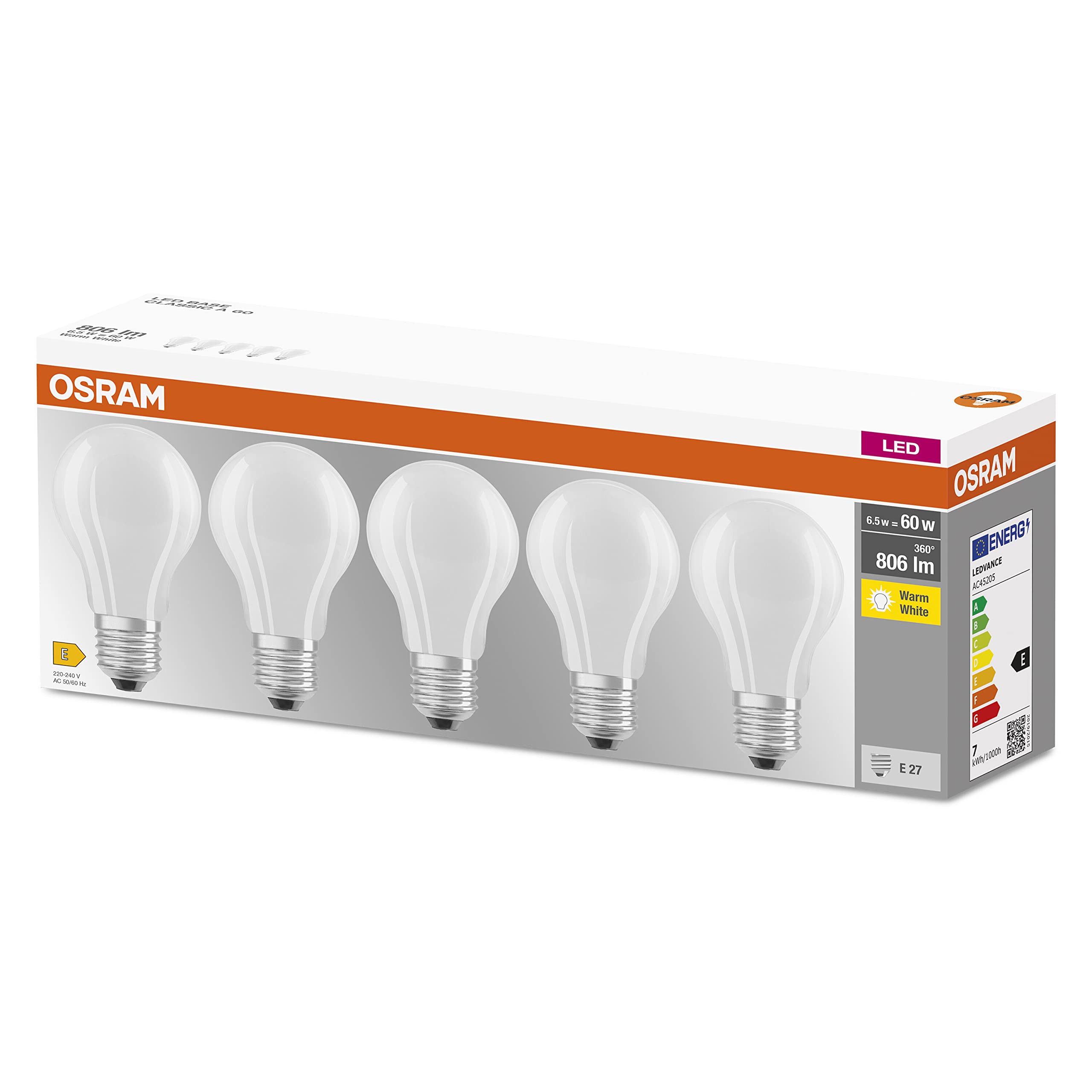 Lampadina LED 810l Con 60W E27 - Attralux | Acquista Online - Foto 8
