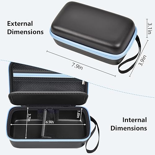 Miniatura 3 de GWCASE Daily Contact Lens Case Fits 30+ Disposable Daily Lenses, Portable Contact Lens Storage Organizer with Mesh Pocket, Travel Contact Solution