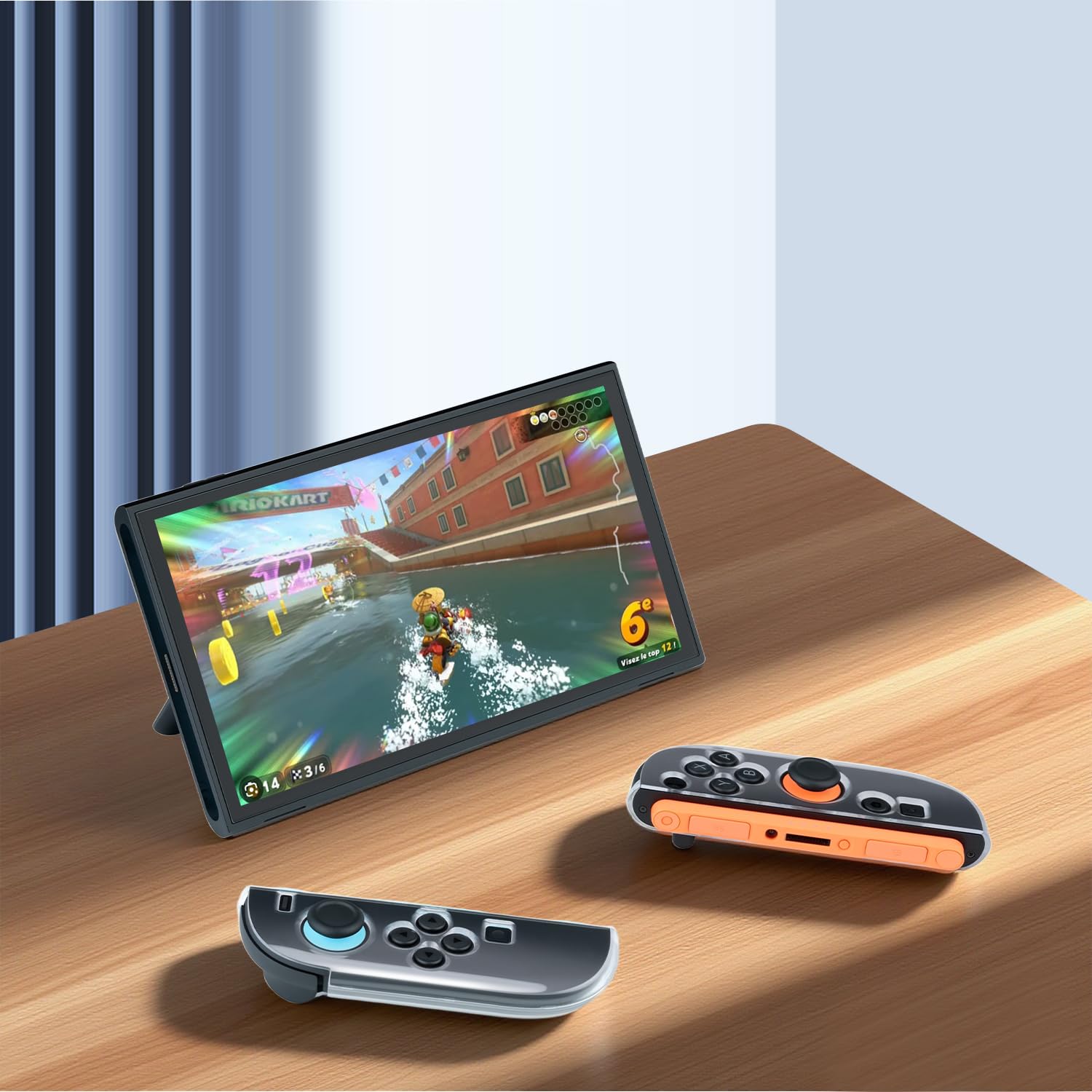 Mcbazel Funda Protectora Transparente de TPU para Nintendo Switch 2 Joy-con, Funda Transparente Resistente Compatible con Nintendo Switch 2 Joy-con