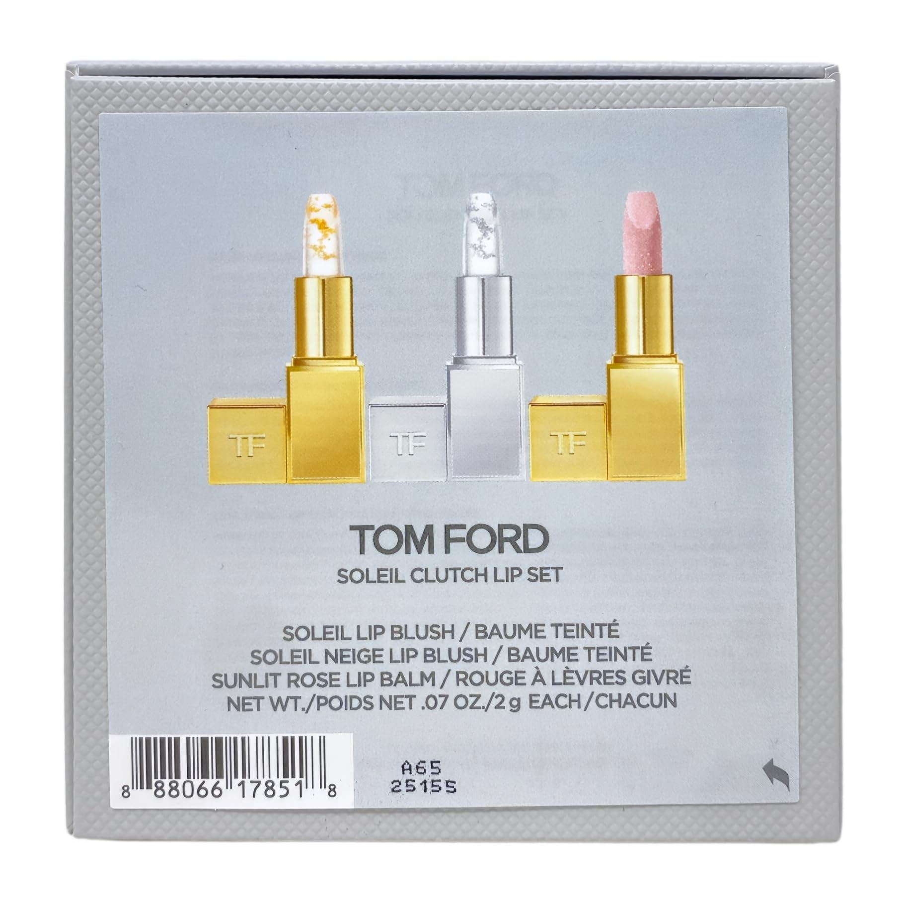 Amazon.com : Tom Ford Soleil Clutch Lip Set – Sunlit Rose Lip Balm