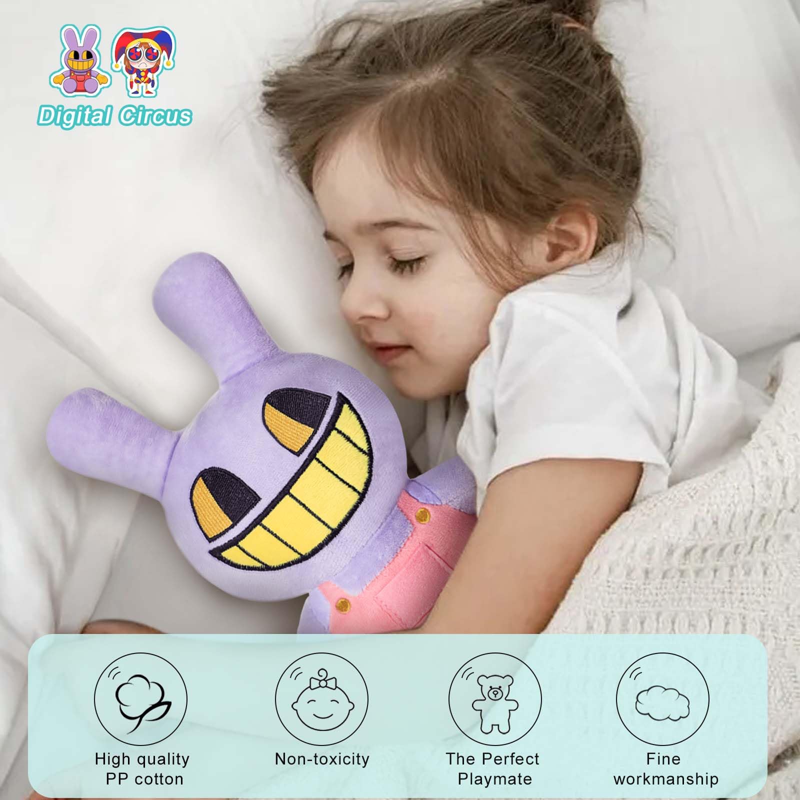 Peluche Pomni Del Circo Digital, 30 Cm, Edición 2024, Suave Y Coleccionable
