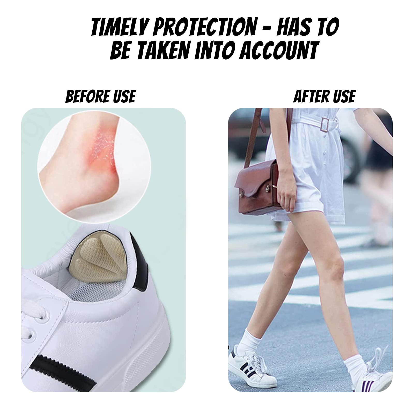 Auto-Adhésif Protege Talon Chaussure, Coussinets De Coussin De Talons