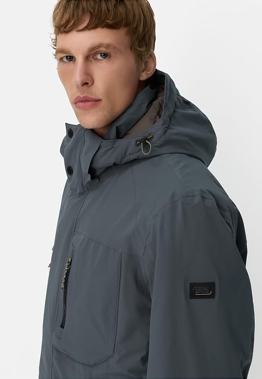 camel active teactive Men's Jacket with Removable Hood