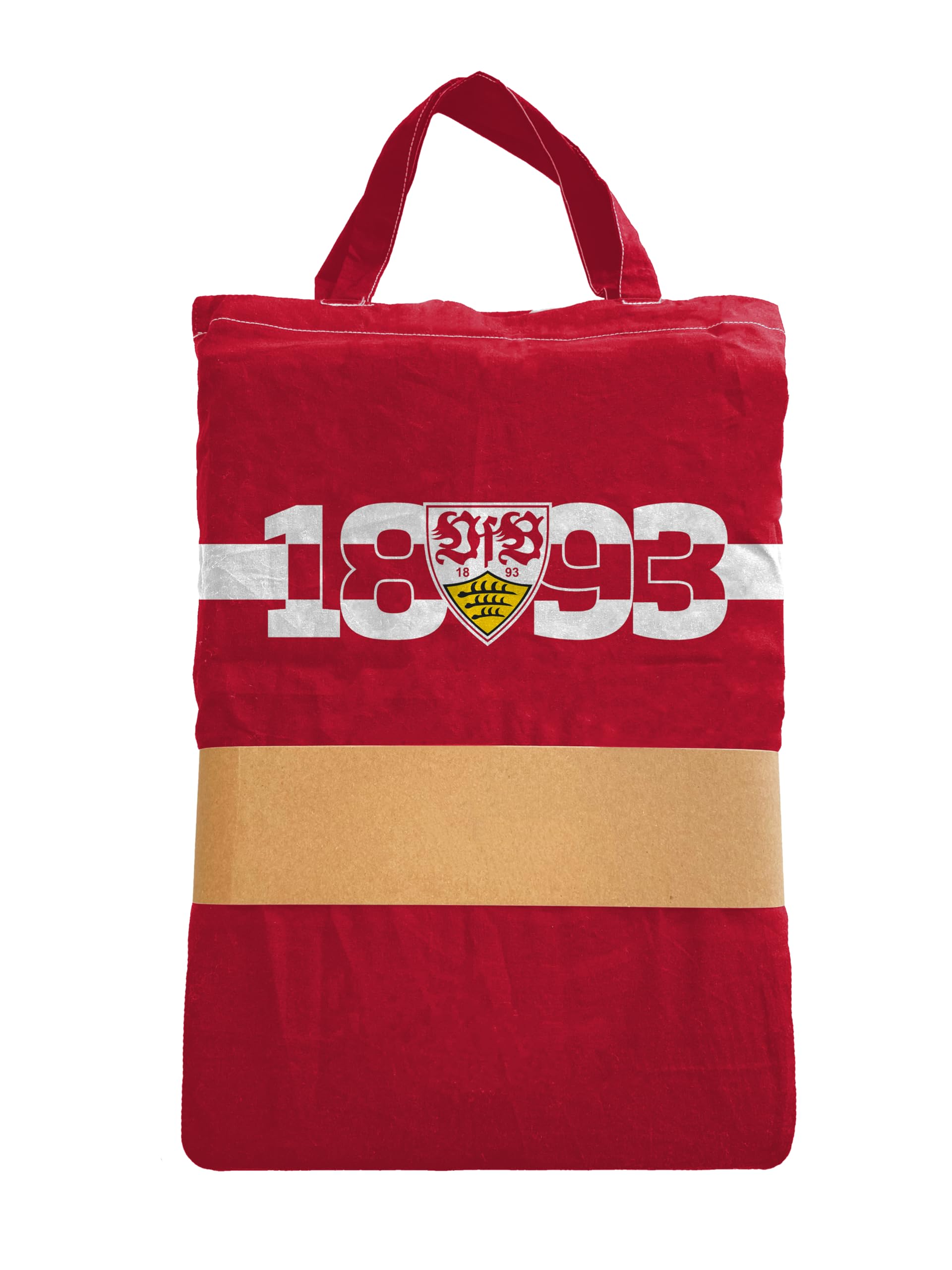 VfB Stuttgart Bettwäsche Brustring 135x200 cm – Offizielle VfB Fan Bettwäsche 2-teilig mit Kissenbezug – Fußball Bettbezug Bundesliga – Geschenk für Fans & Kinder