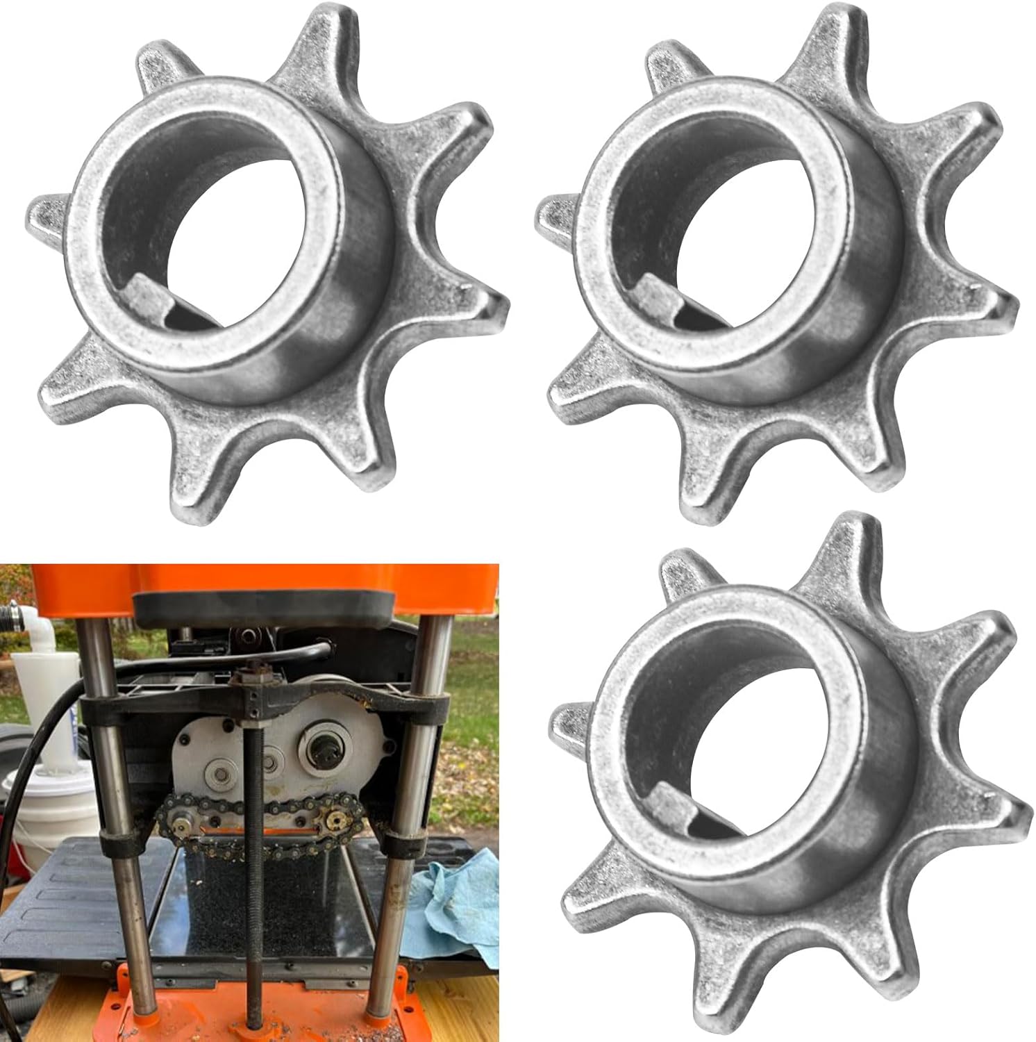 3 Pcs 285928-00 Planer Sprocket Replacement Compatible with DeWalt DW733, 1 DW733, 2 DW733-B2, DW734