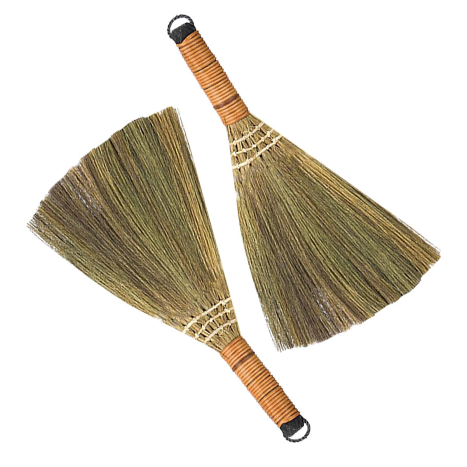 Brosse à poussière en paille anti-saleté | Petit balai à main pour table et clavier