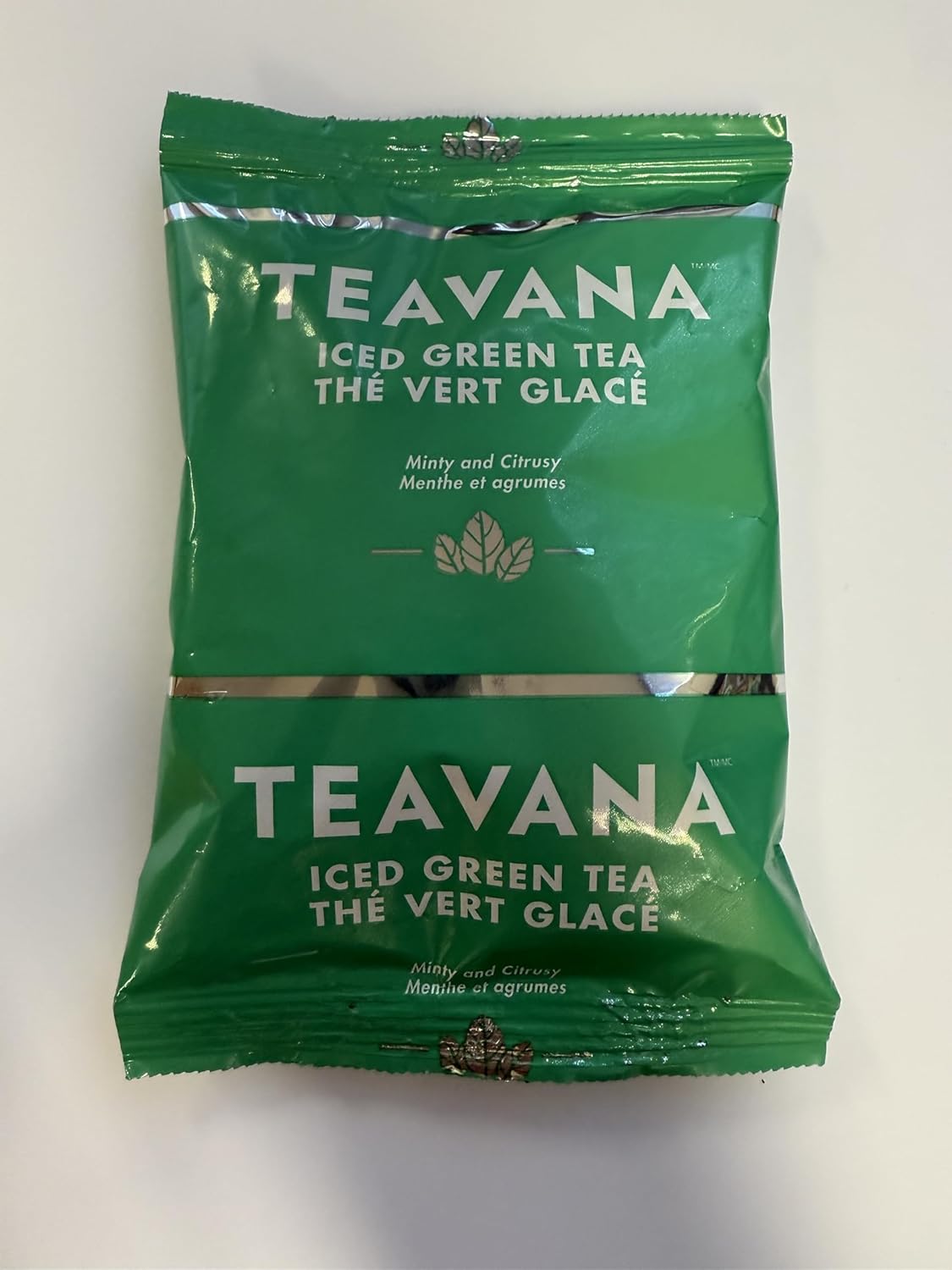 Teavana-Style Iced Green Tea Loose Leaf Bags - Minty Citrus Flavor, 106g Each Yields 3 Gallons - Box of 36