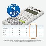 Casio fx-115ESPLS2 Calculatrice scientifique avancée blanche avec affichage naturel