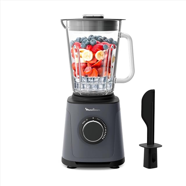Moulinex - Blender PerfectMix Essential Gris 1200W Bol Ve…